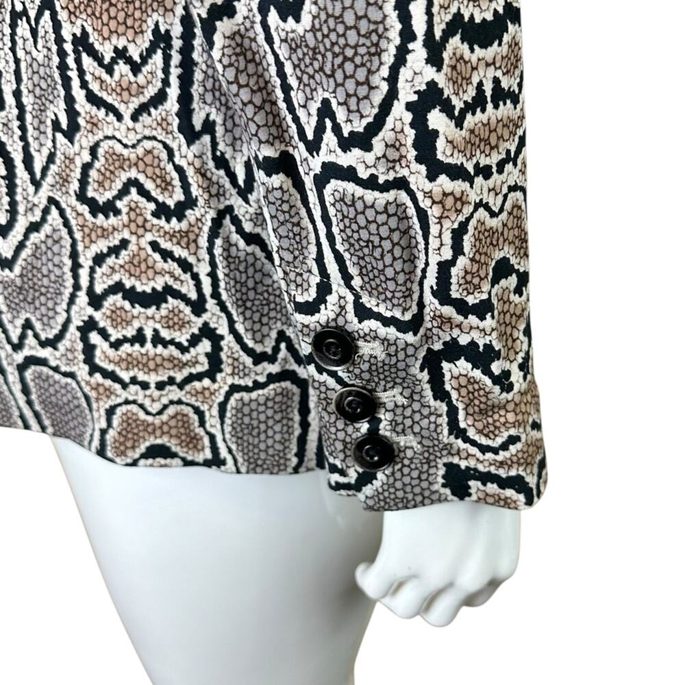 Cabi Python Double Breasted Blazer 3733 Snake Pri… - image 5